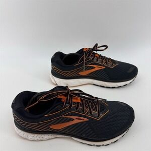 Brooks Ghost 12‎ Men's Running Shoes Black/Orange Size 8.5